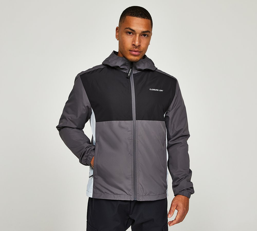 Panelled windbreaker clearance