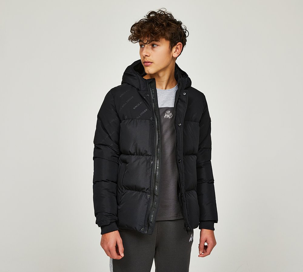 Junior black puffer jacket shop