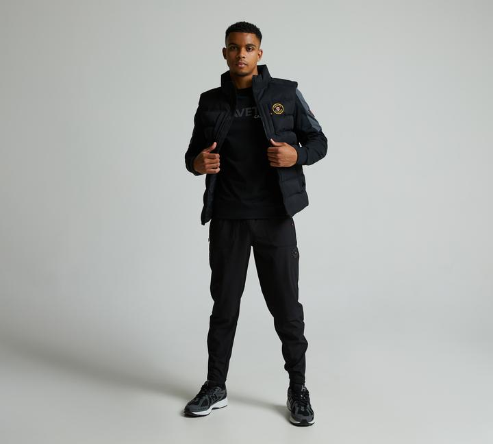 Zavetti Canada Oshawa Puffer Gilet Jet Black Black Footasylum