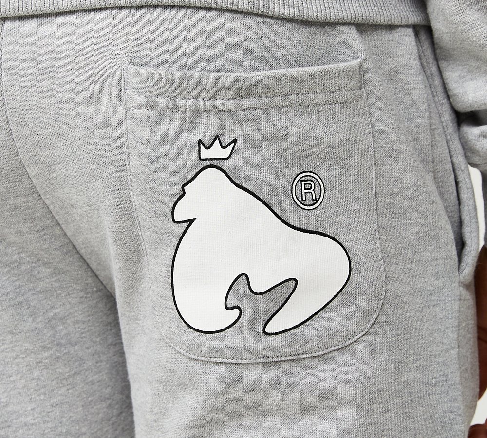 Money Clothing Junior Sig Ape Suit Grey Marl White Footasylum