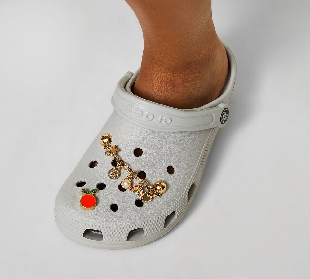 Crocs 5 Pack Jibbitz Everything Nice Gem Mixed Jewels Assorted