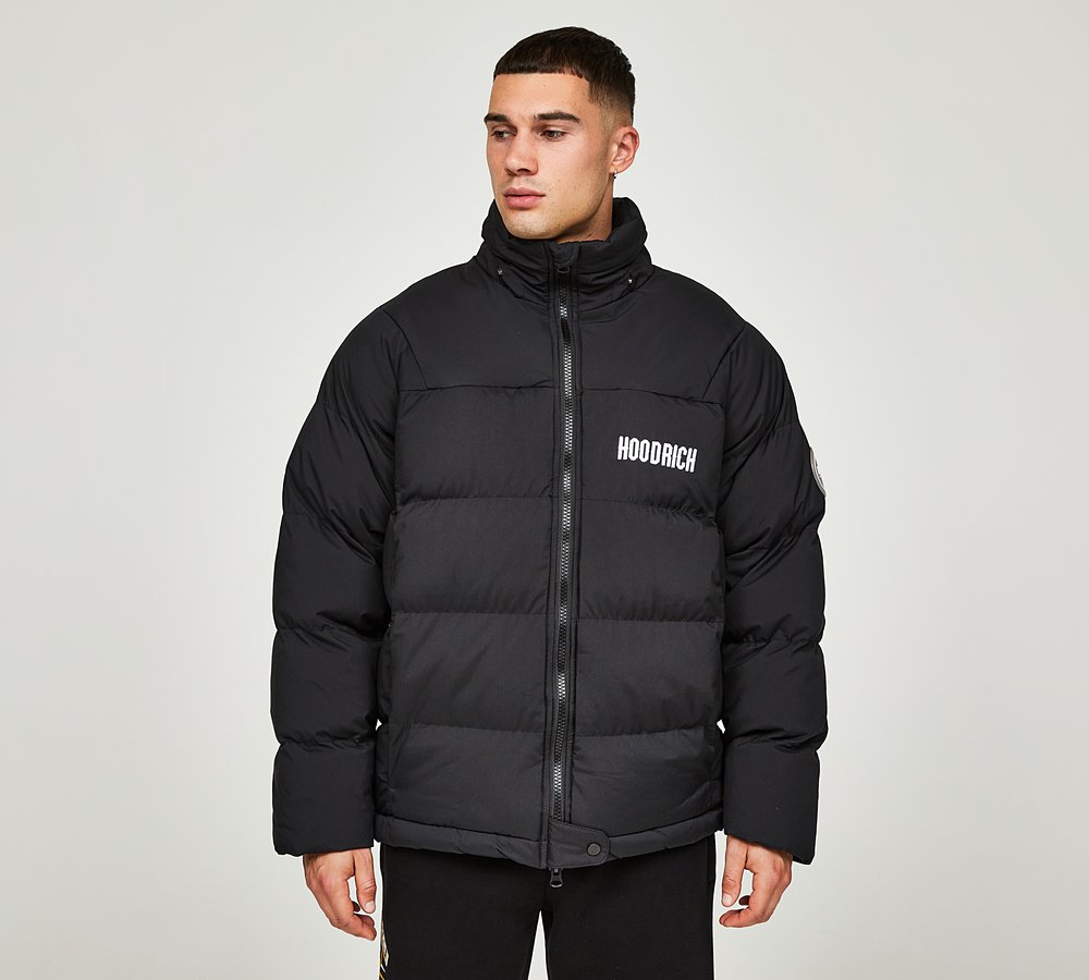 Hoodrich OG Phenom Puffer Jacket Black Footasylum
