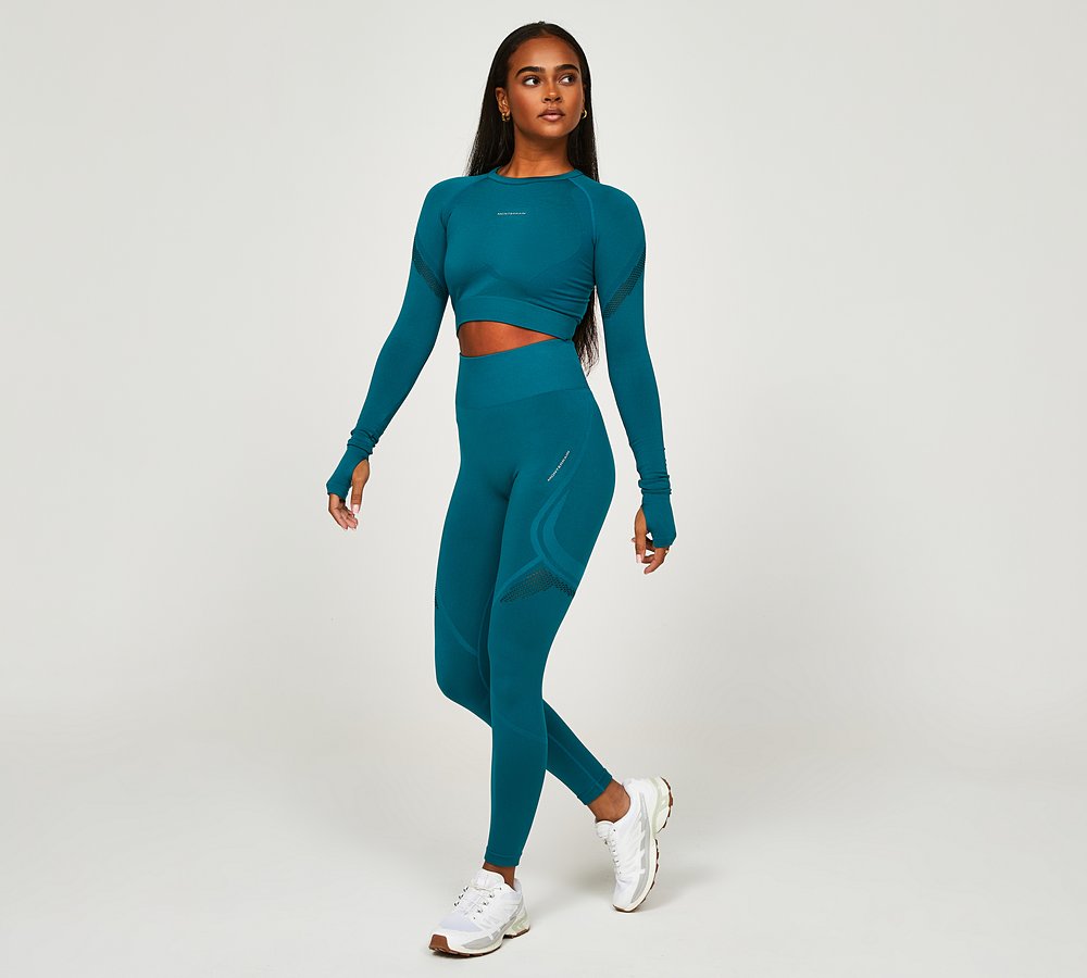 Teal sales nike leggings