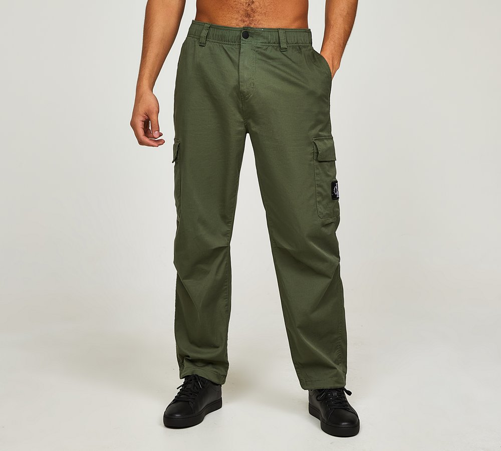 Calvin klein green pants hotsell