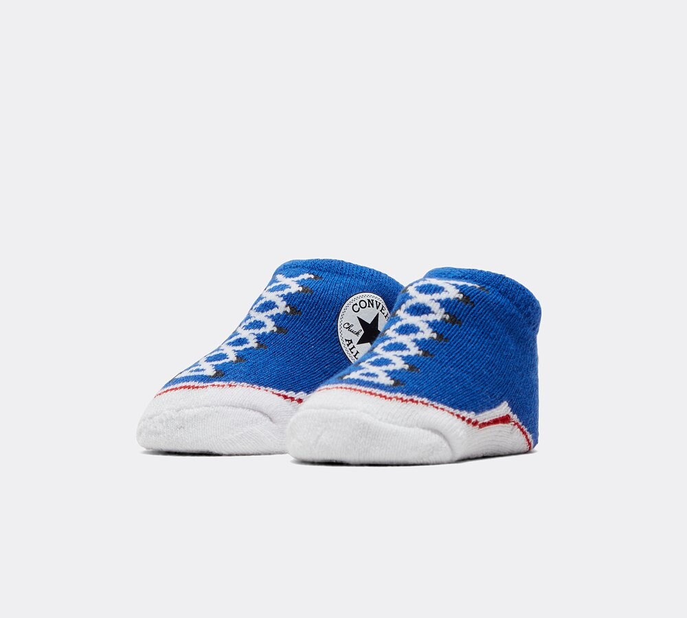 Converse Crib Hat and Bootie Set BLUE WHITE Footasylum