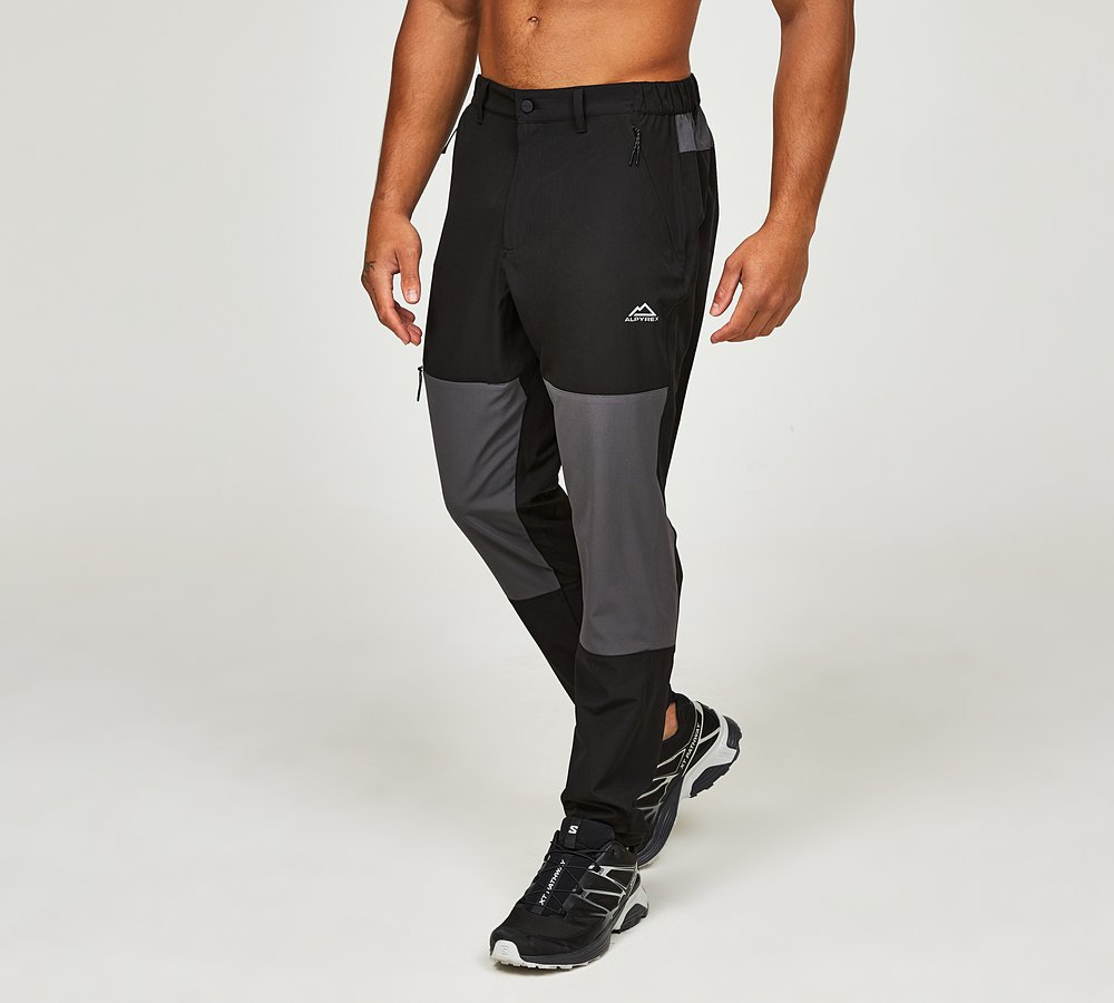Alpyrex Solo 2.0 Woven Outdoor Pant Black Asphalt Footasylum