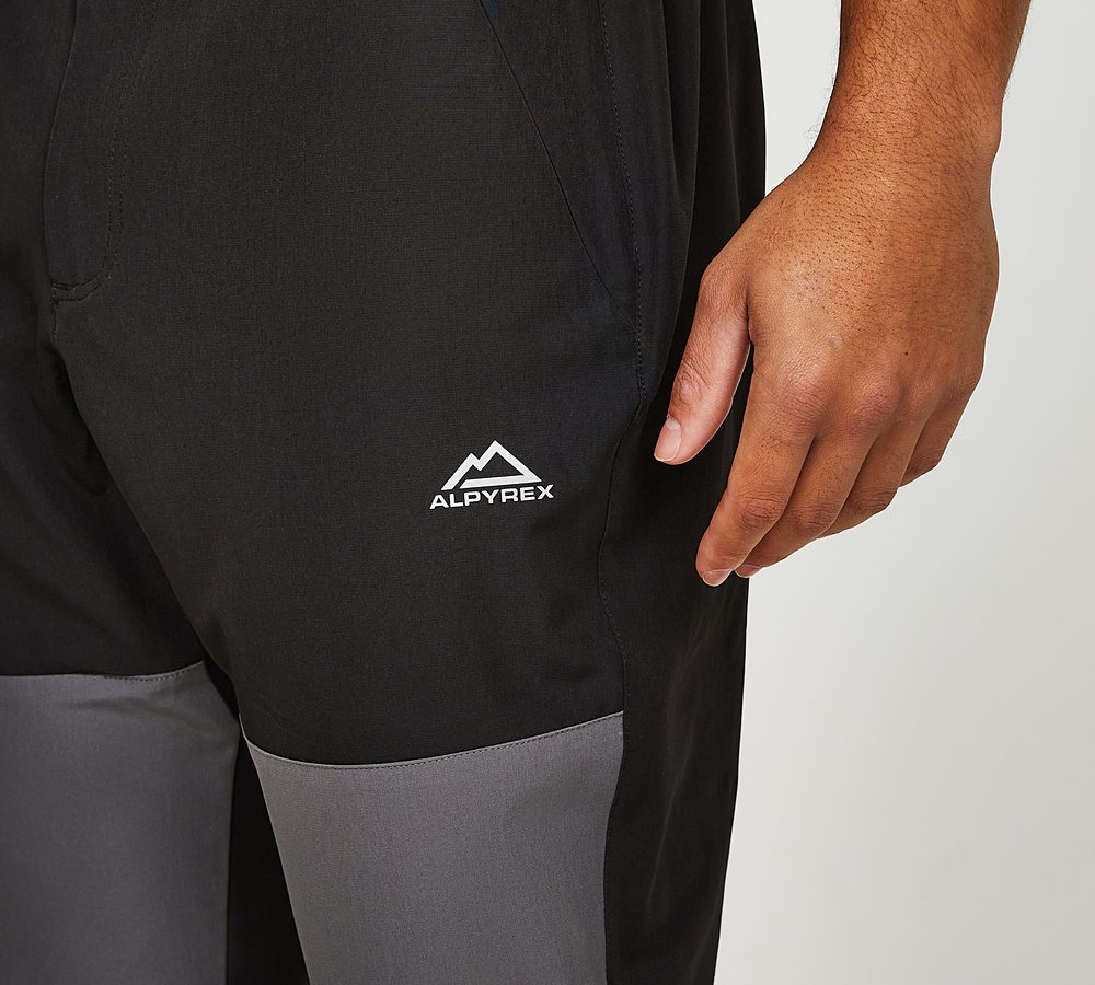 Alpyrex Solo 2.0 Woven Outdoor Pant Black Asphalt Footasylum