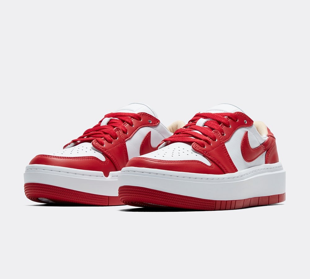 Jordan Womens Air Jordan 1 LV8D Elevated Trainer White Fire