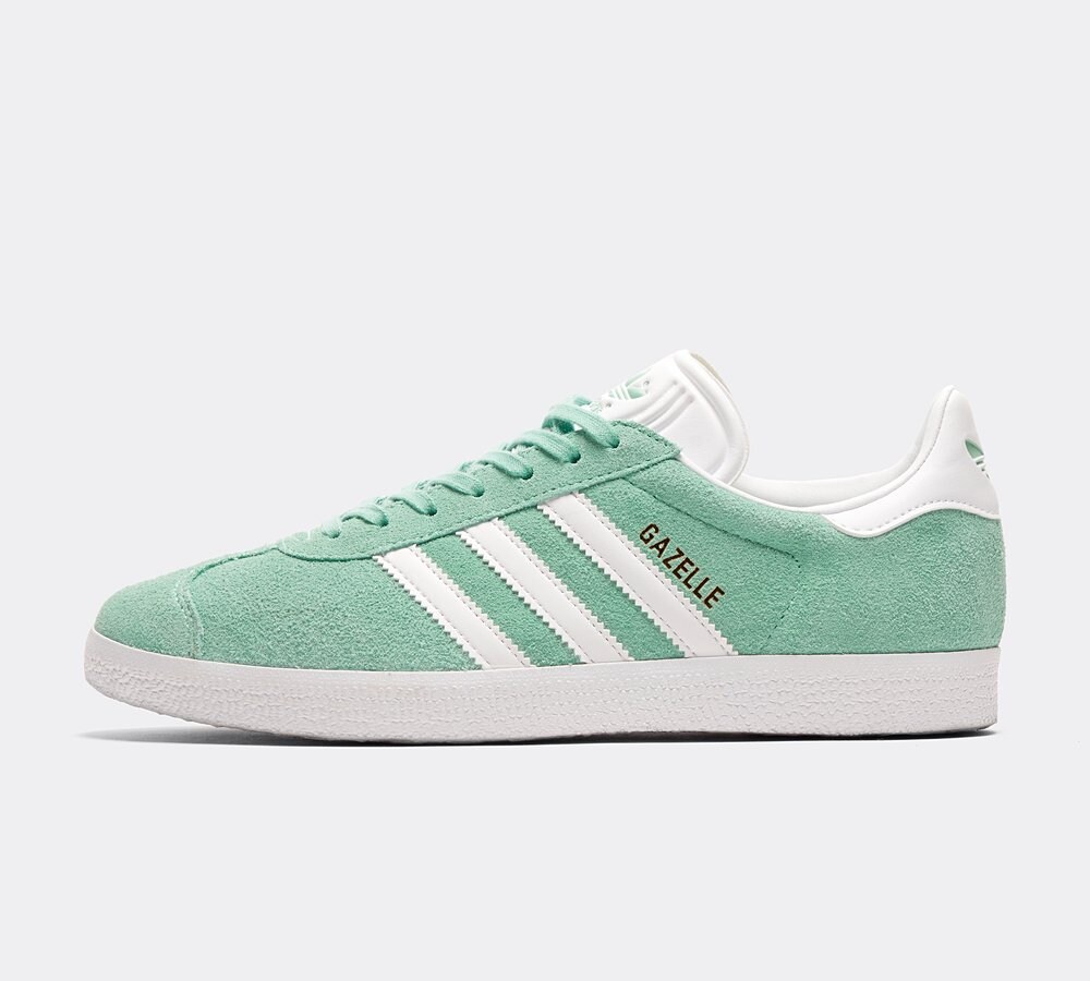 adidas Originals Womens Gazelle Trainer | Pulse Mint / Cloud White / Gold  Metallic | Footasylum | Sneaker low