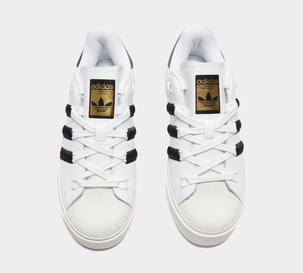 Core Womens / Black Originals Bonega Superstar Metallic | adidas Trainer | Cloud White Gold / Footasylum