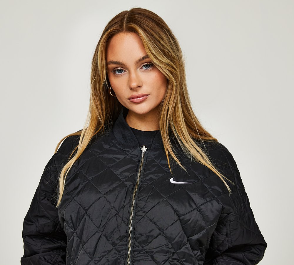 Womens Essential Reversible Varsity Bomber Jacket