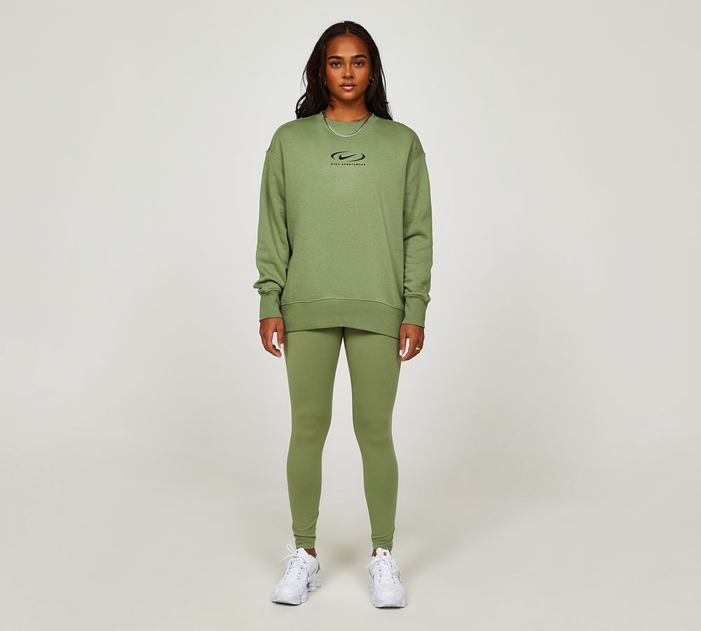 Nike women's green leggings online
