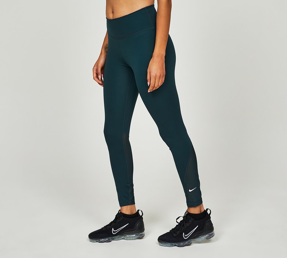 Nike One Legging Deep Jungle-White - Forty Two