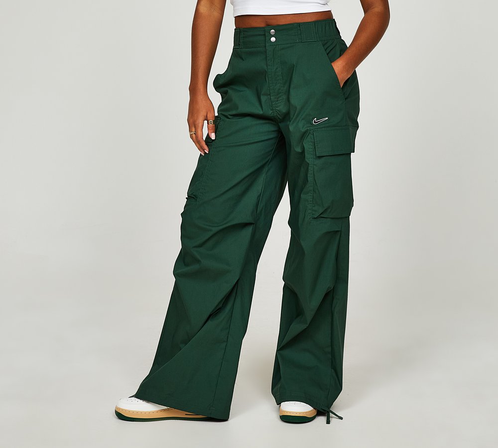 Nike Womens High-Waisted Loose Cargo Pant, Fir