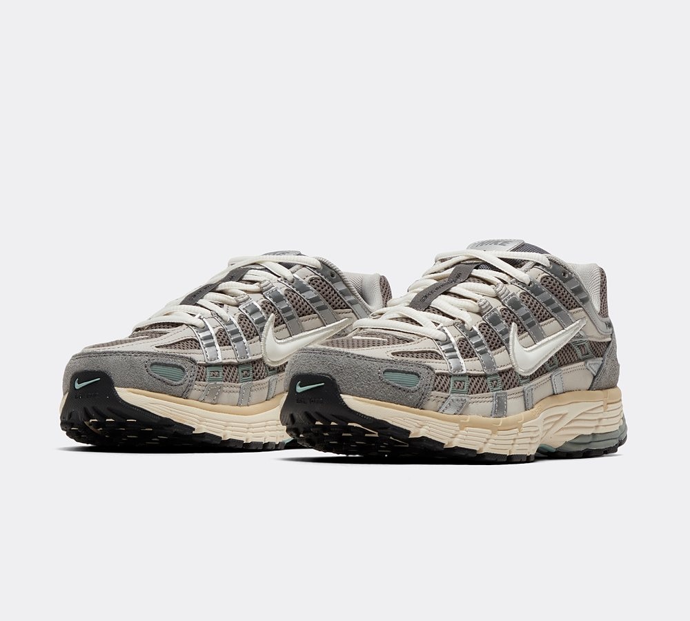 Nike Womens P-6000 Trainer | Flat Pewter / White / Light