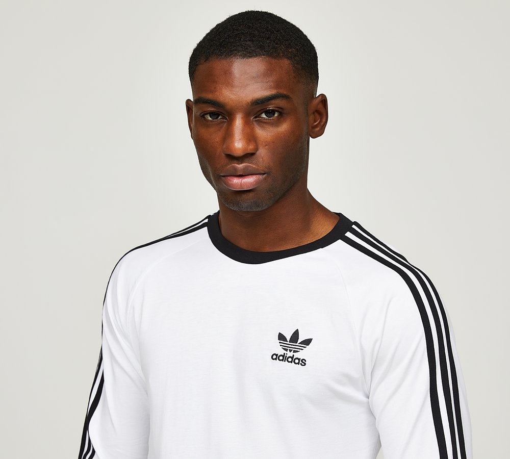 Adidas 3 stripe long best sale sleeve