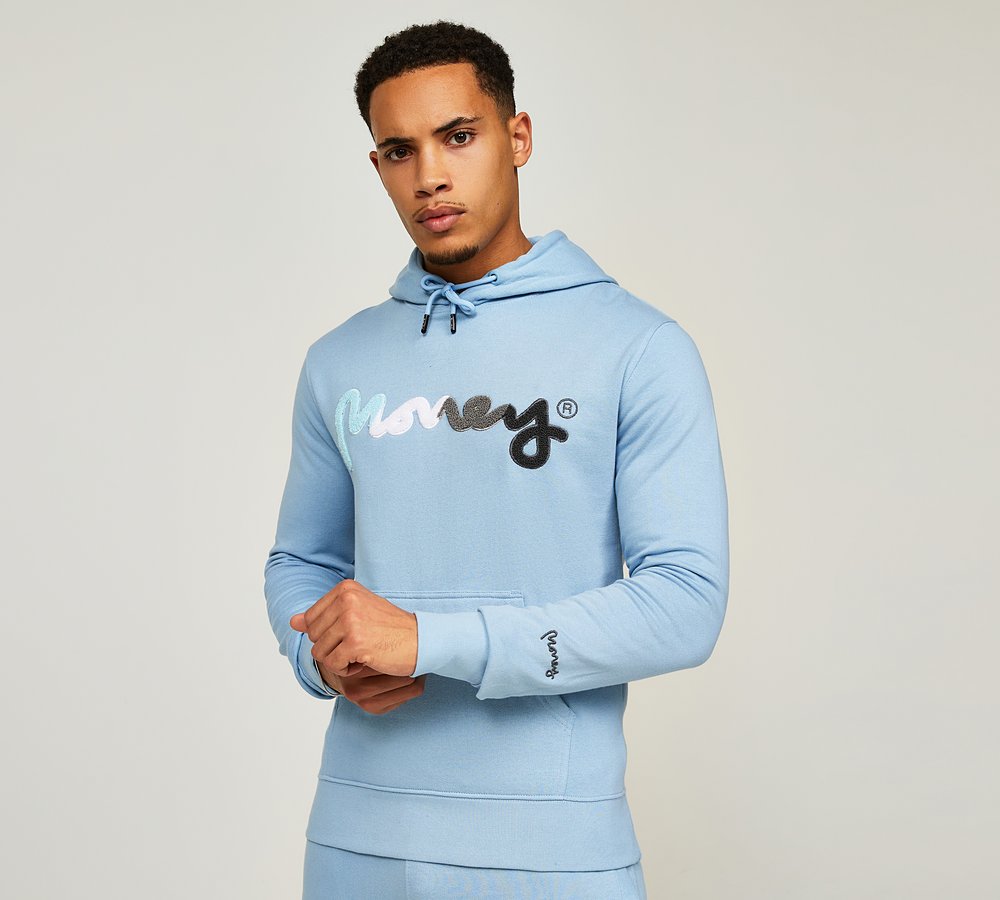 Champion chenille embroidered on sale logo hoodie sweatshirt