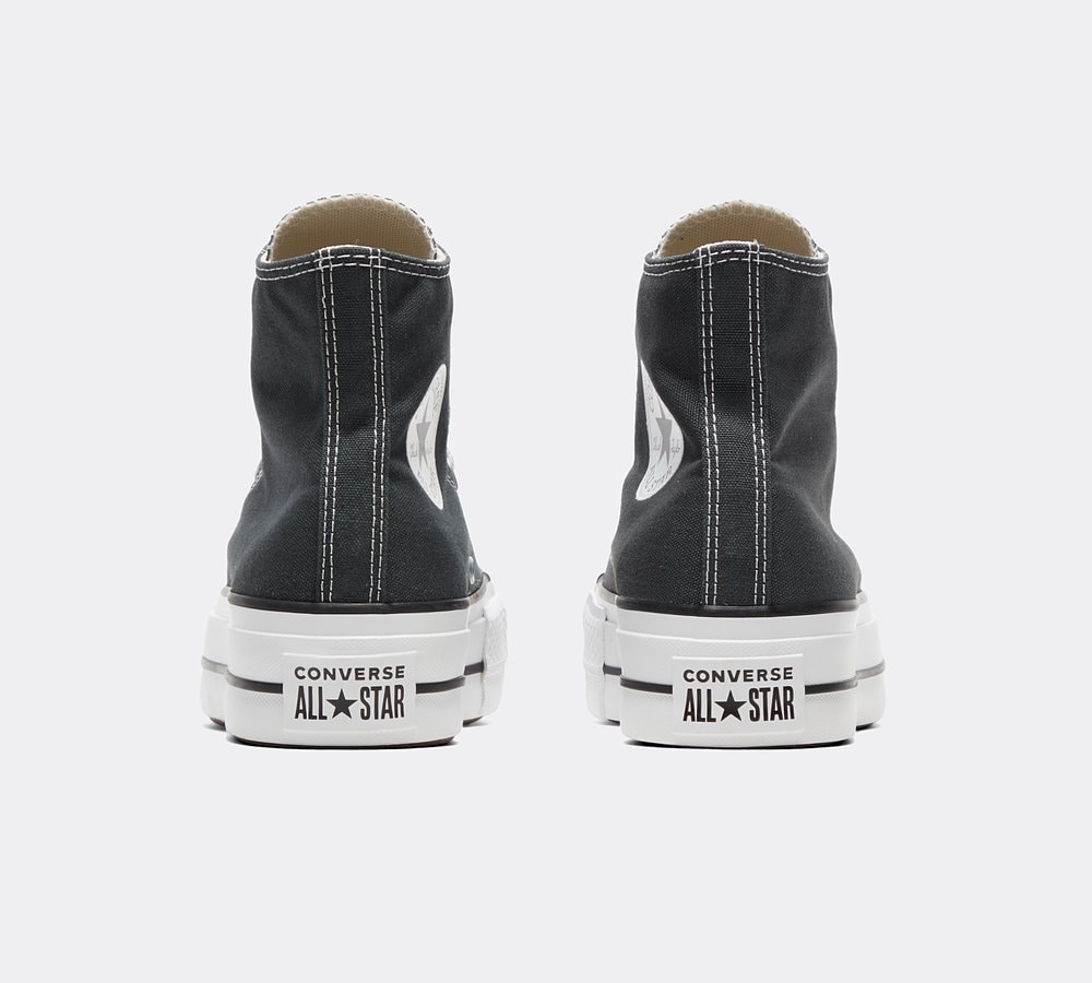 Black high top deals converse footasylum