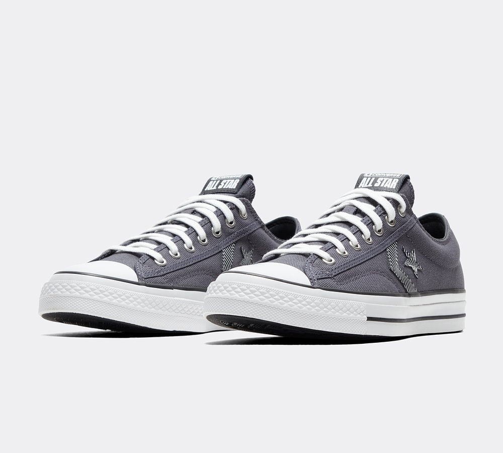 Converse star shop player dark grey