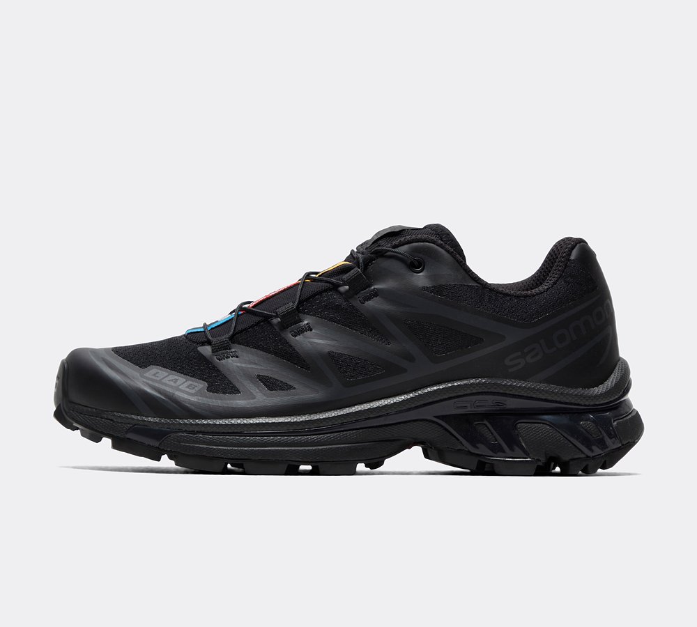 Salomon Womens XT 6 Trainer Black Black Phantom Footasylum