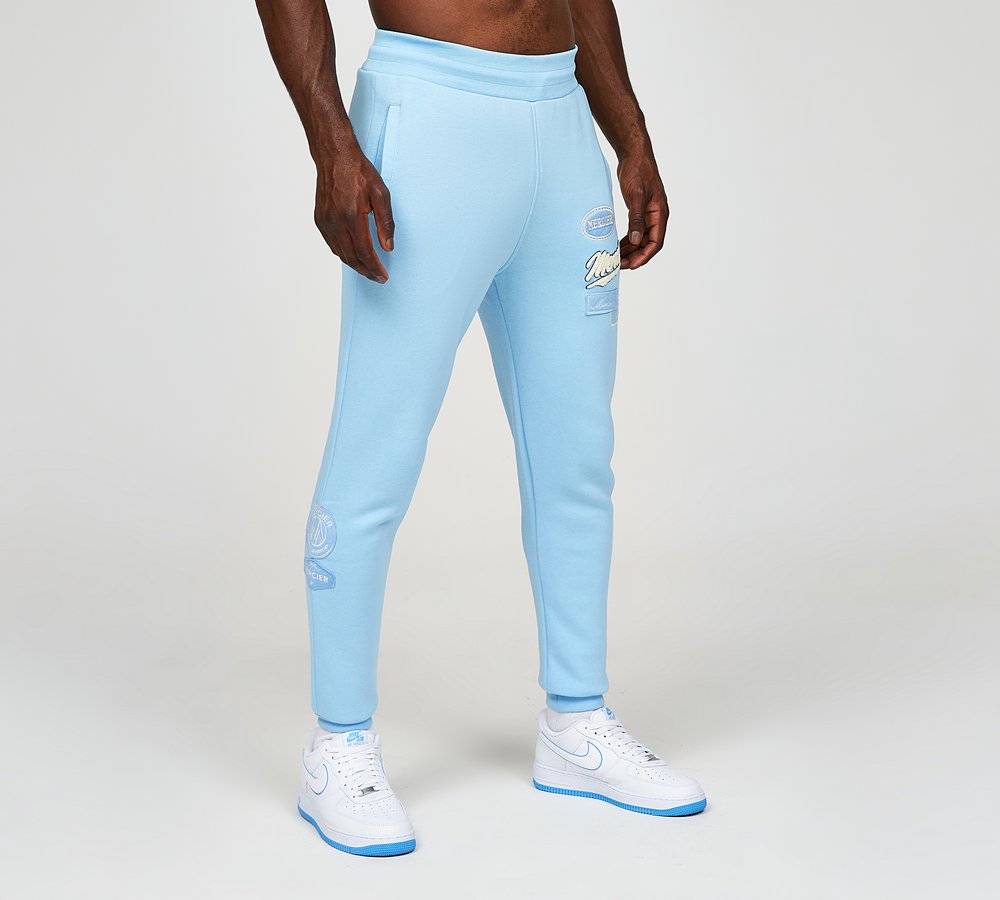 Mercier Franchise Team Fleece Jogger Clear Sky Almond Footasylum