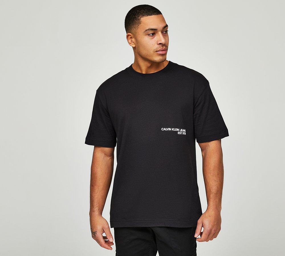 Calvin Klein Jeans CK Spray T-Shirt, Black