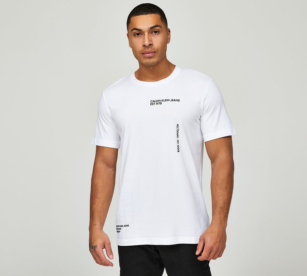 Calvin Klein Jeans Multi Placement Text T-Shirt