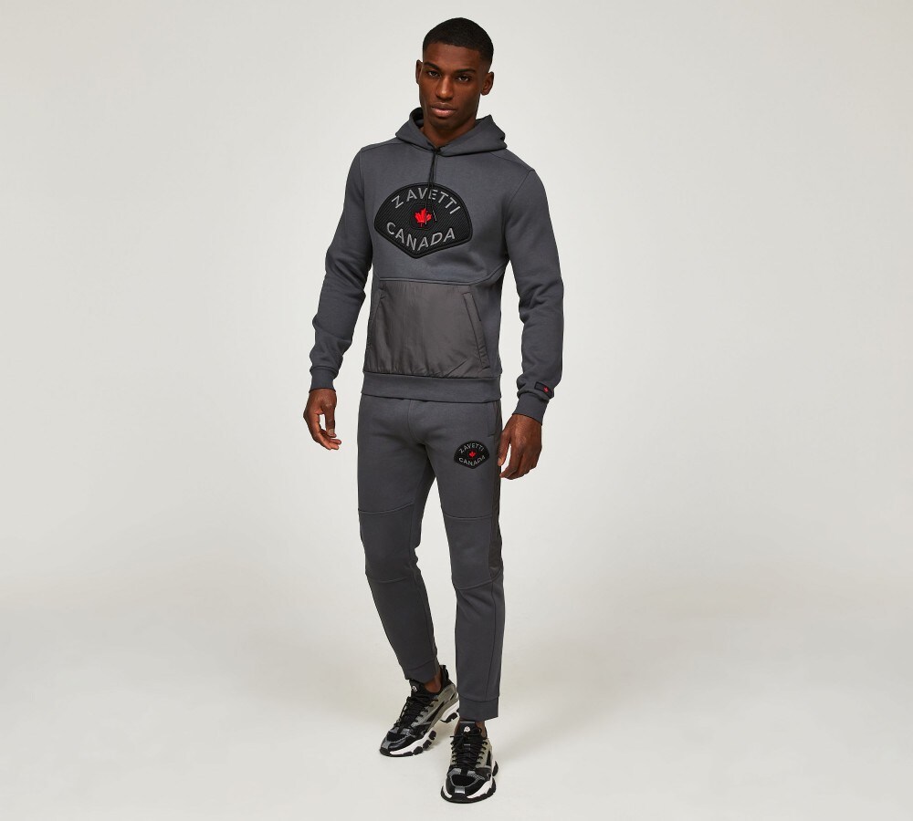 Zavetti Canada Botticini Mesh Jogger Asphalt Footasylum