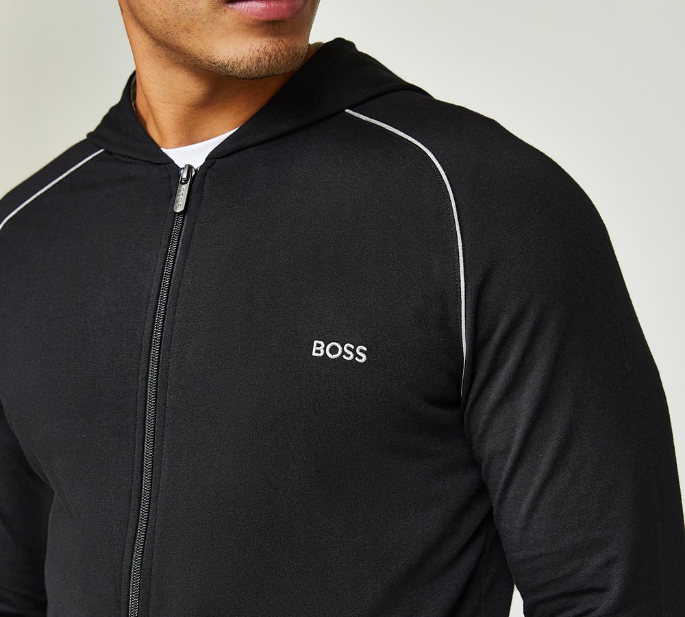 BOSS Mix and Match Hoodie | Black | Footasylum