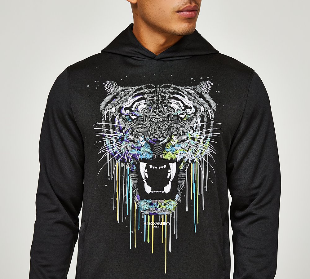 Alessandro zavetti tiger hoodie cheap