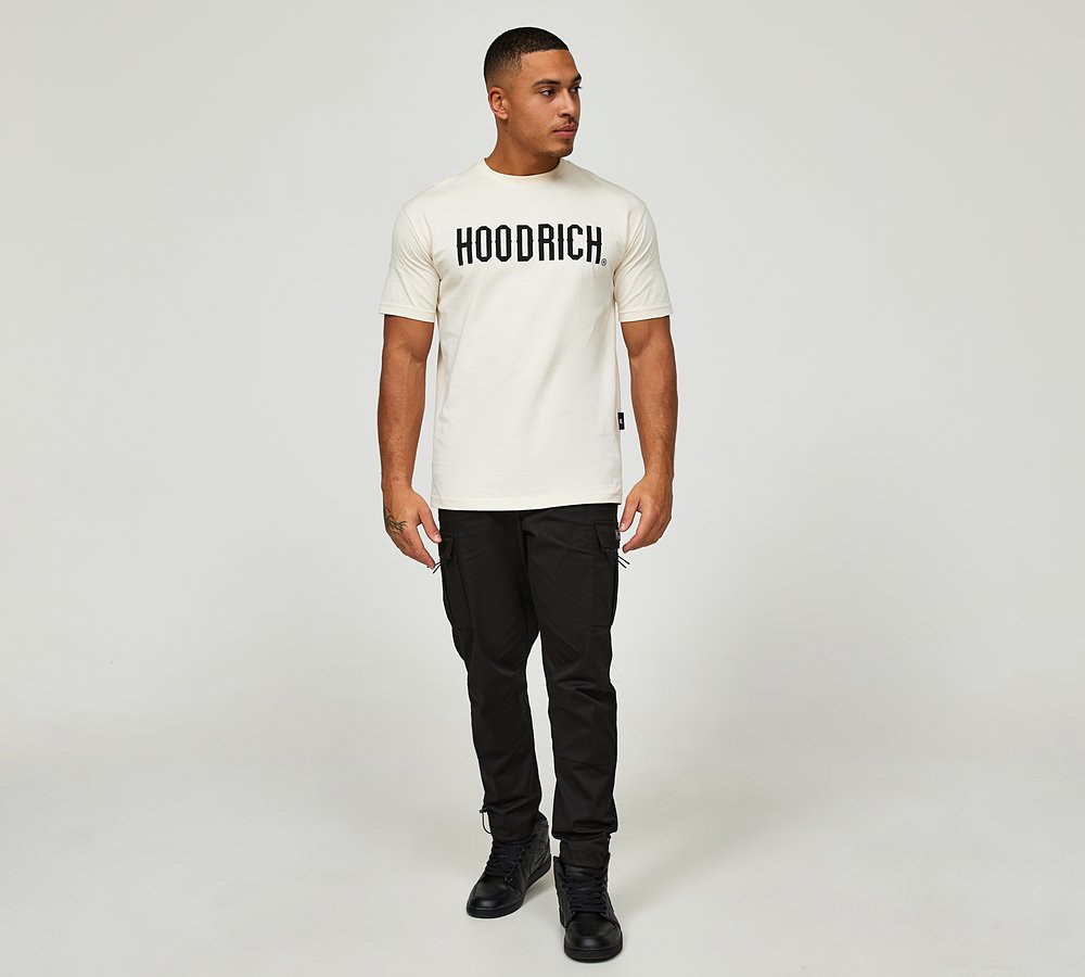 Hoodrich OG Core T Shirt Whitecap Grey Black Footasylum