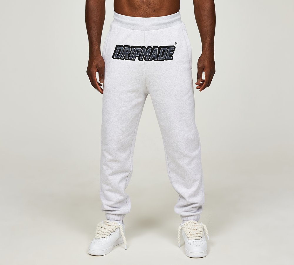 Dripmade Chief Mono Jogger Grey Marl Footasylum