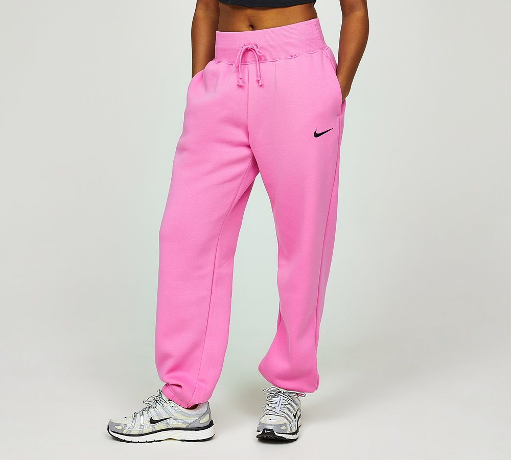 Nike Sportswear Phoenix Fleece Women's High-Waisted Joggers XL Pink  Sweatpants 