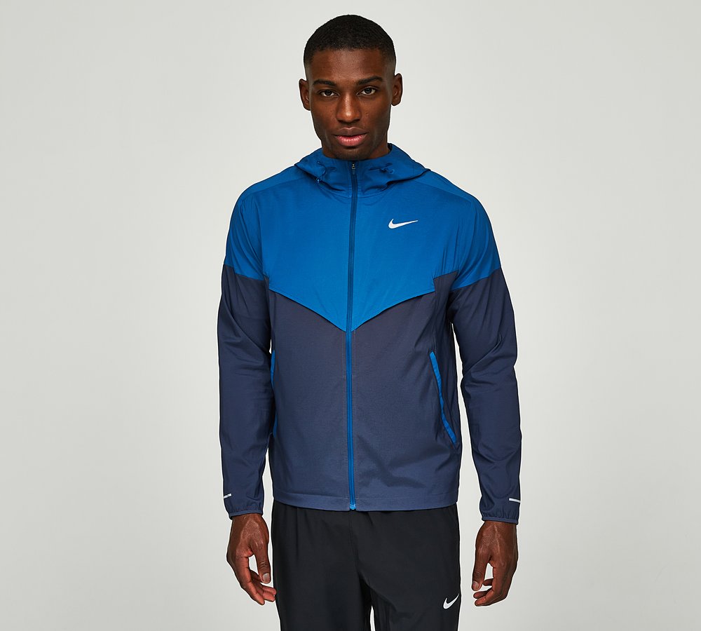 Nike Run Repel Windrunner Jacket Court Blue Thunder Blue Footasylum