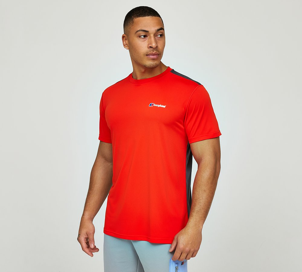 orange berghaus t shirt