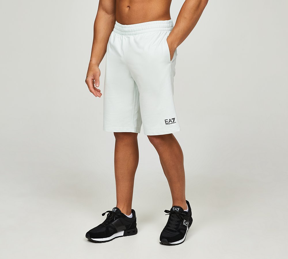 Ea7 Men's White Core Id Short - - L Large