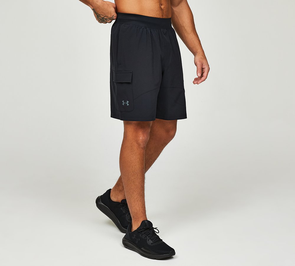 Shorts Under Armour Stretch Woven Cargo Short-BLK