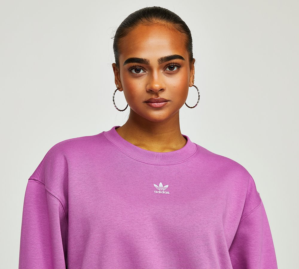 Lilac adidas sweatshirt outlet