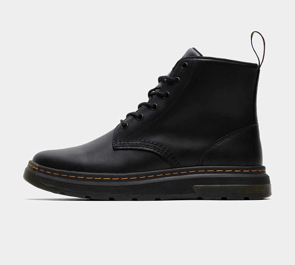 Dr. Martens Crewson Boot Black Black Footasylum