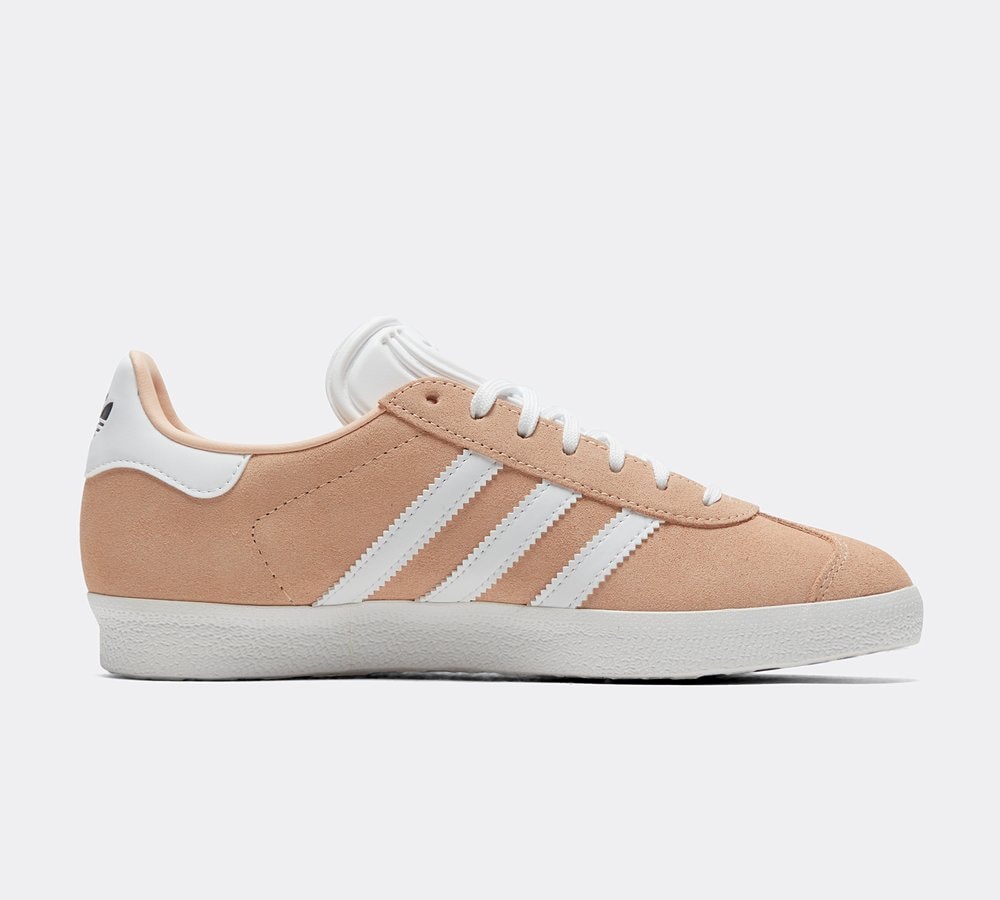 adidas Originals Womens Gazelle Trainer Halo Blush Footwear White Core Black Footasylum