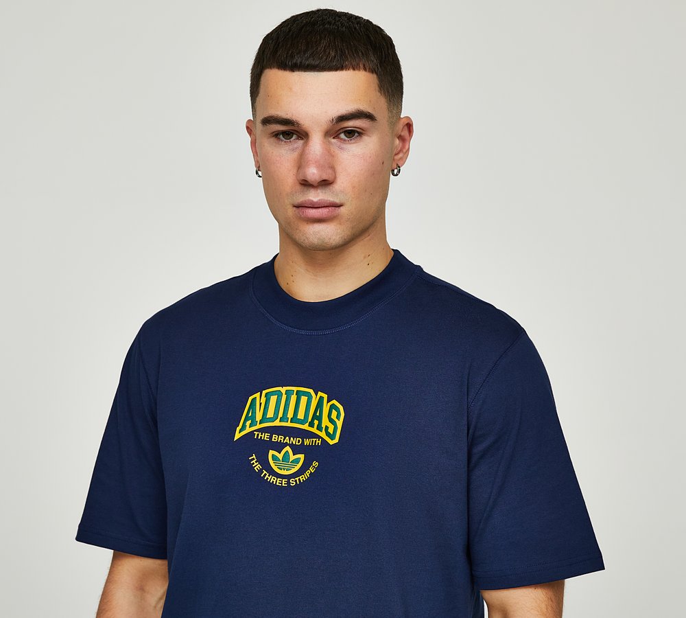 ★ adidas★ Oversized Tee Night Indigo JP1059 Adicolor_Oversized_Tee_Blue_JP