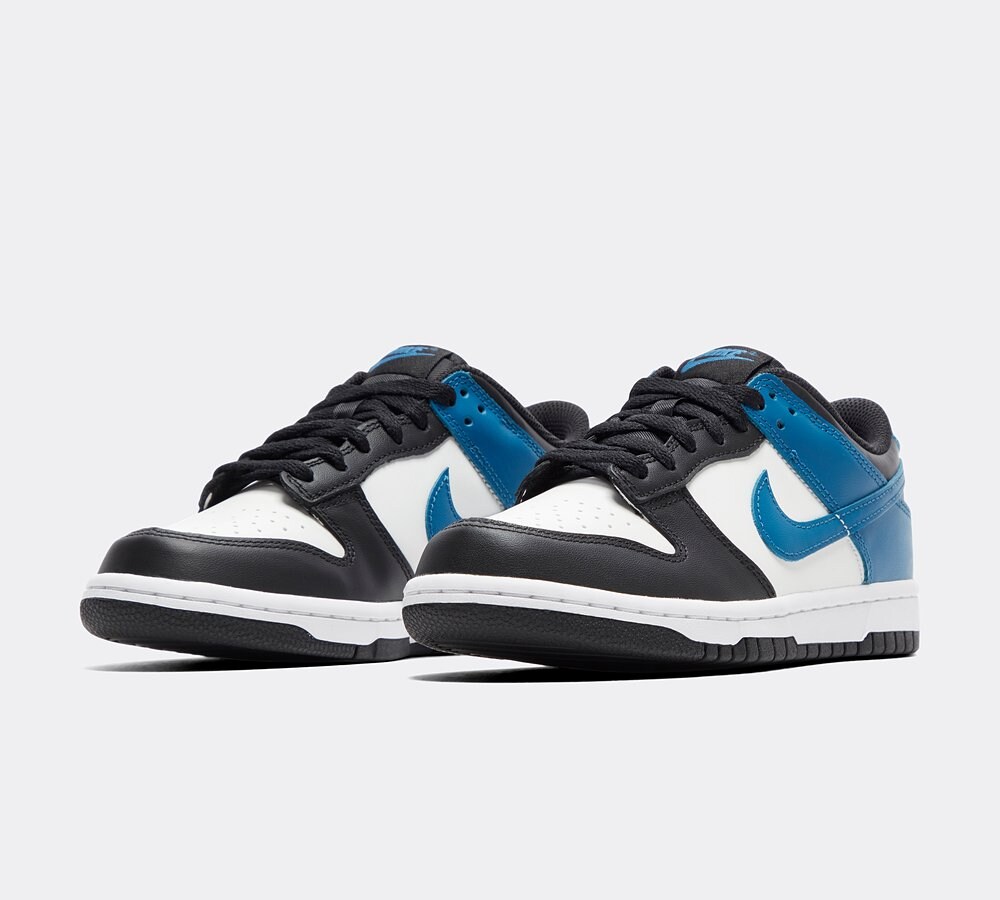 Nike Junior Dunk Low Trainer Summit White Industrial Blue