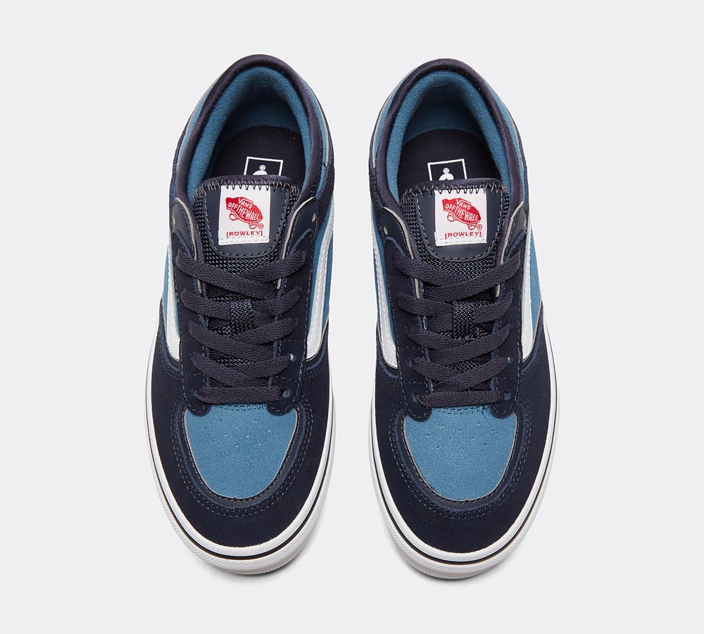 Vans Junior Rowley Classic Trainer Parisian Night True Navy Footasylum