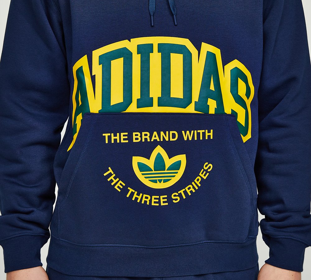 The brand with the three stripes sweatshirt hotsell
