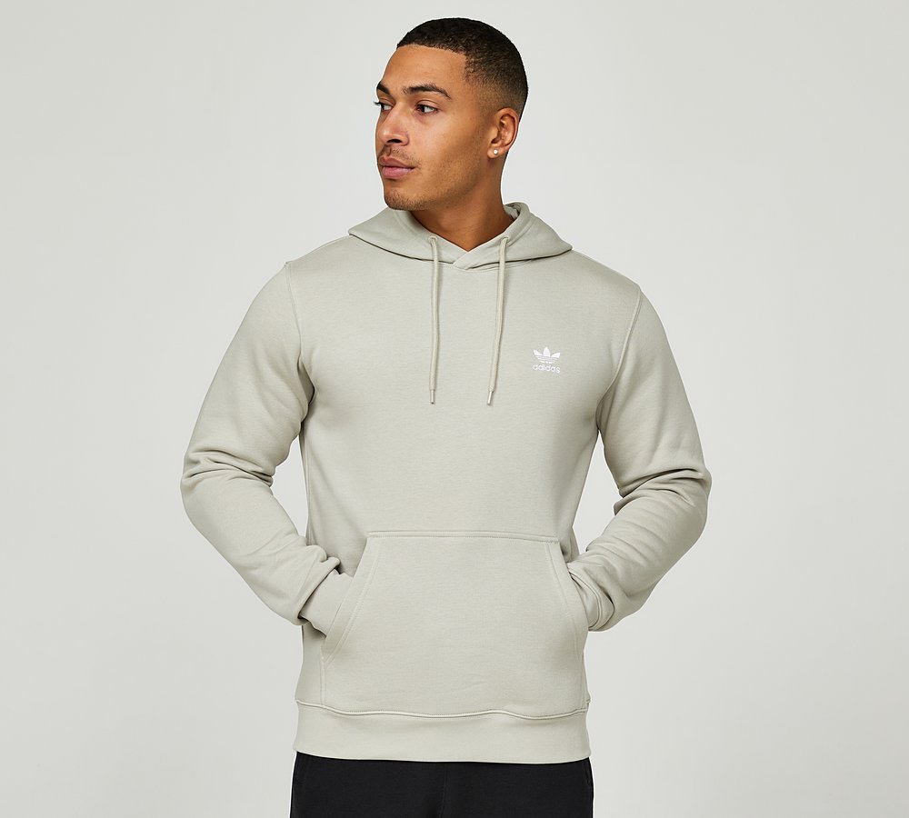 adidas Originals Essential Hoodie Putty Grey Footasylum