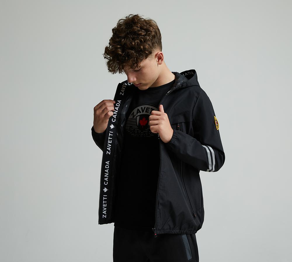 Zavetti Canada Junior Vamaretta Windbreaker Jet Black Footasylum