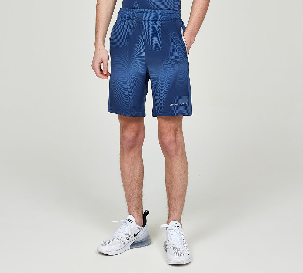 Monterrain Junior Endurance Running Short Blue Size M B