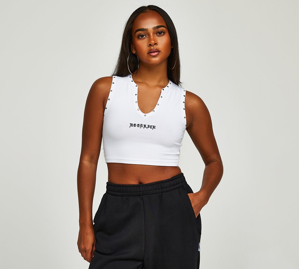 Cropped sports vest sales