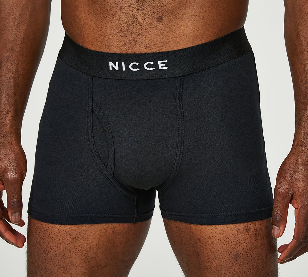 Nicce 3 Pack Boxer Short Black Black Black Footasylum