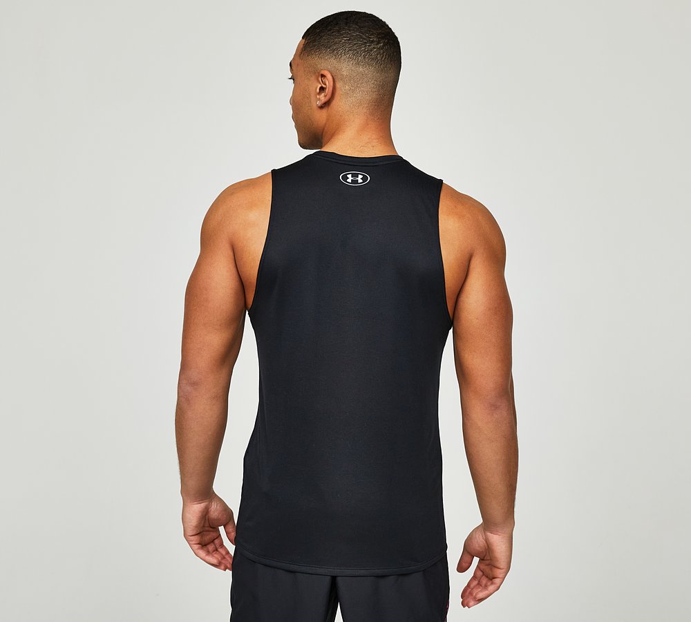 Under Armour UA Tech Tank Black Reflective Black Footasylum